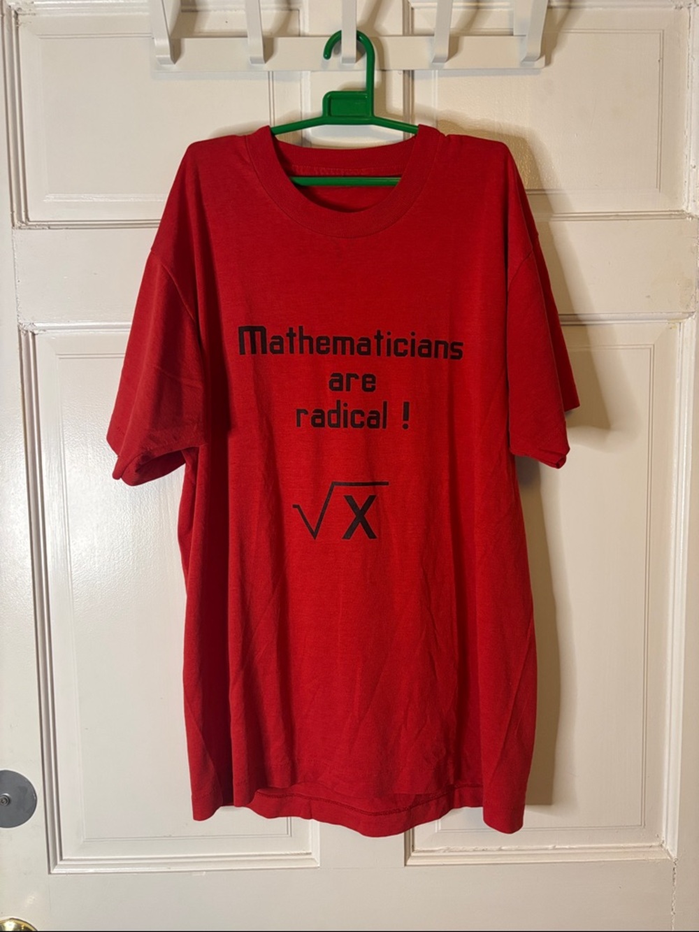 Mathematicians Are Radical! Graphic T‑Shirt - Red Vintage